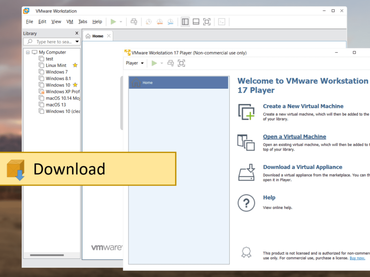 How to download VMware Player / VMware Workstation (and VMware&nbsp;Fusion)
